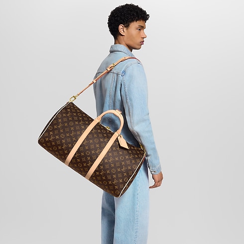 Monogram Personalization Travel Personalization Keepall Bandoulière 50 Mon Monogram | Louis Vuitton ® (Product zoom)