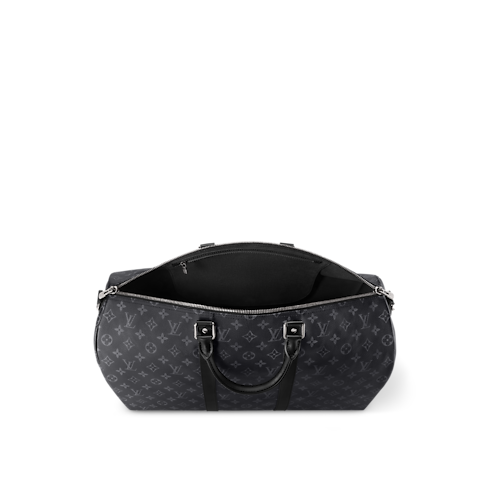 Monogram Eclipse Canvas Personalization Travel Personalization Keepall Bandoulière 50 Mon Monogram | Louis Vuitton ® (Product zoom)