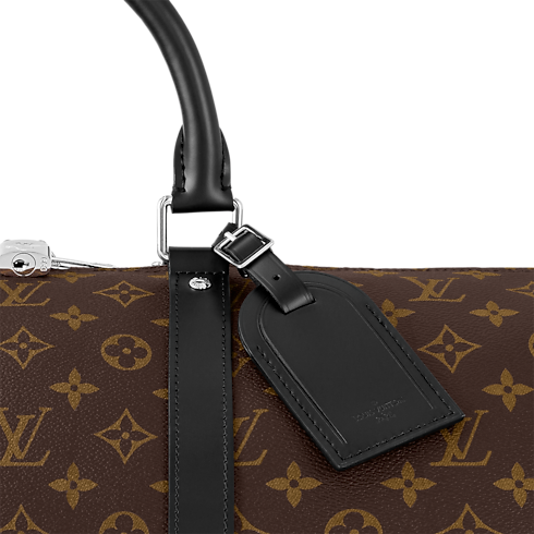 MONOGRAM MACASSAR Travel Bags and Rolling Luggage Travel Personalization Keepall Bandoulière 55 | Louis Vuitton ® (Product zoom)