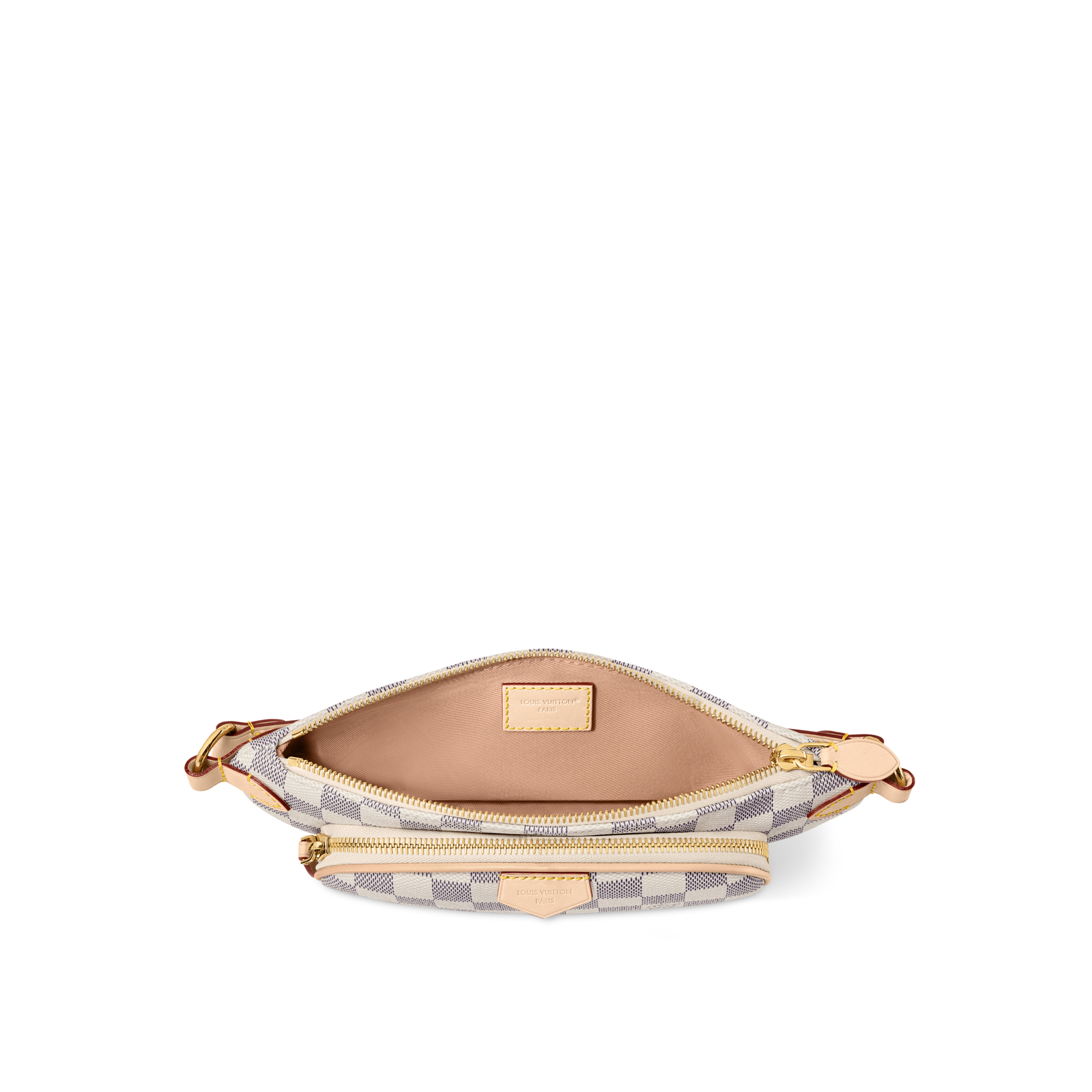 Damier Azur Small Leather Goods Wallets on Chain and Nano Bags Keepit | Louis Vuitton ® (Product zoom)