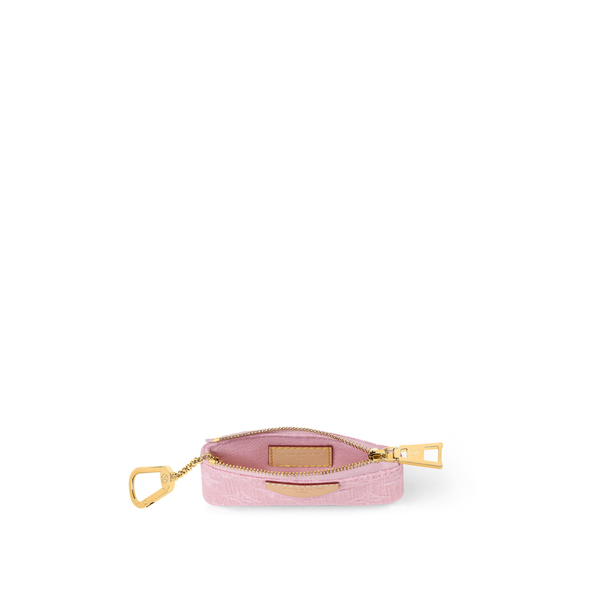Monogram Denim Small Leather Goods Card Holders and Key Holders Key Pouch | Louis Vuitton ® (Product zoom)
