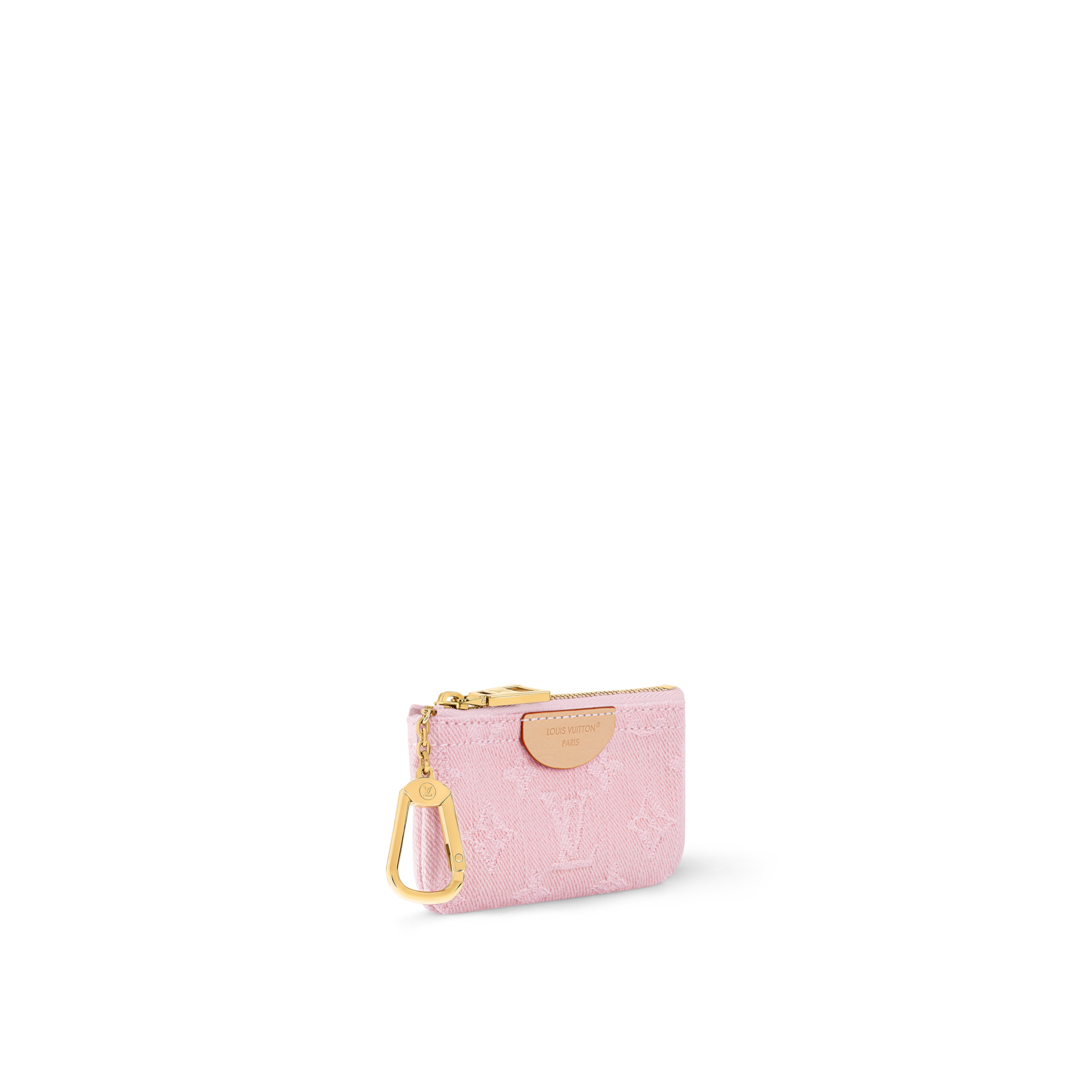 Monogram Denim Small Leather Goods Card Holders and Key Holders Key Pouch | Louis Vuitton ® (Product zoom)