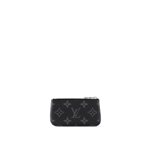 Monogram Eclipse Small Leather Goods All Small Leather Goods Key Pouch | Louis Vuitton ® (Product zoom)
