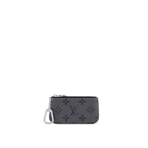 Monogram Eclipse Small Leather Goods All Small Leather Goods Key Pouch | Louis Vuitton ® (Product zoom)