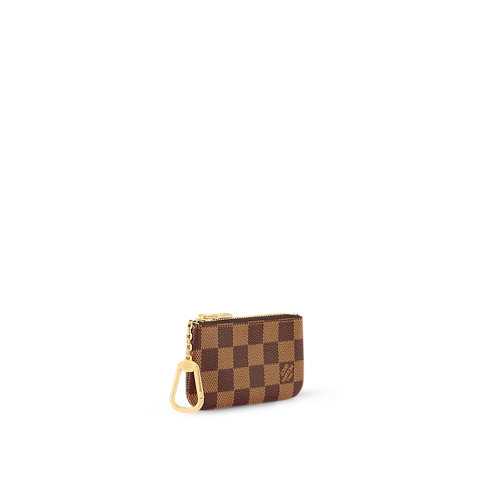 Damier Ebene Small Leather Goods All Small Leather Goods Key Pouch | Louis Vuitton ® (Product zoom)
