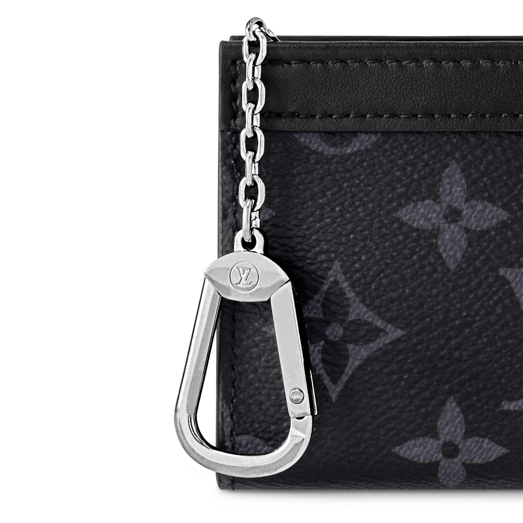 Monogram Eclipse Canvas Small Leather Goods All Small Leather Goods Key Pouch Voyage | Louis Vuitton ® (Product zoom)