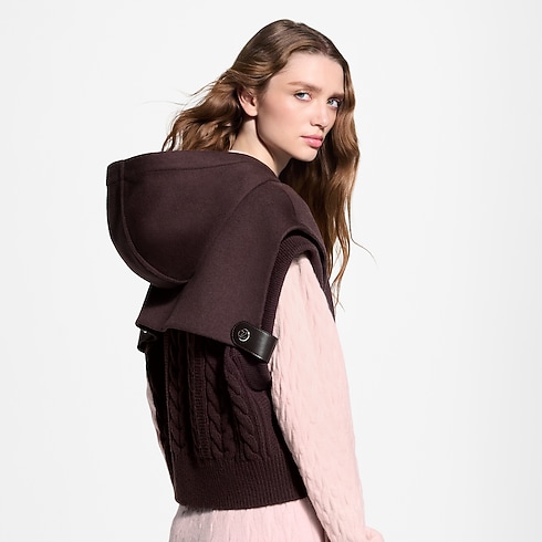 Ready-to-Wear Coats and Jackets Knit Insert Zip-Up Gilet | Louis Vuitton ® (Product zoom)