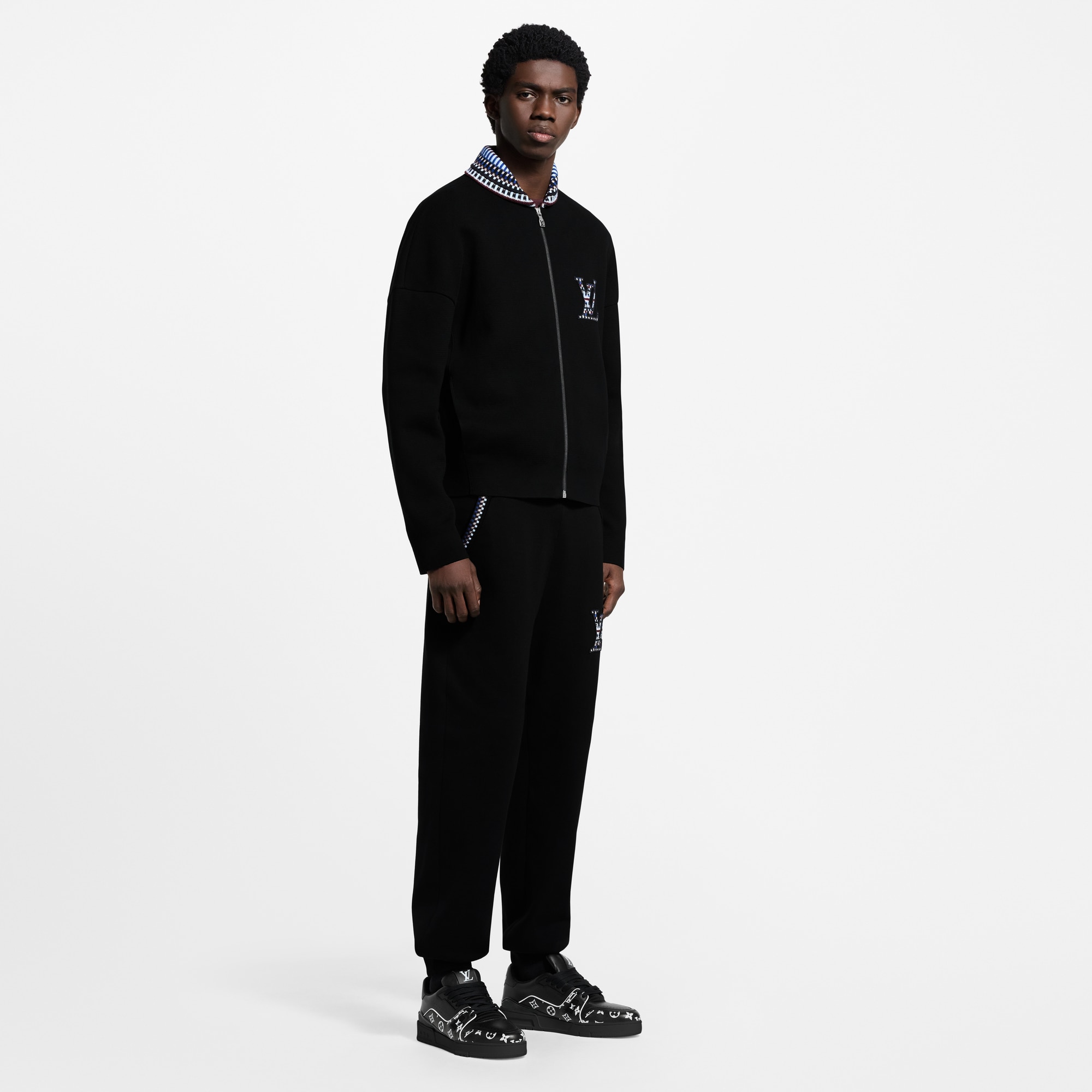  Ready-to-Wear All Ready-to-Wear Knit Track Pants | Louis Vuitton ® (Product zoom)