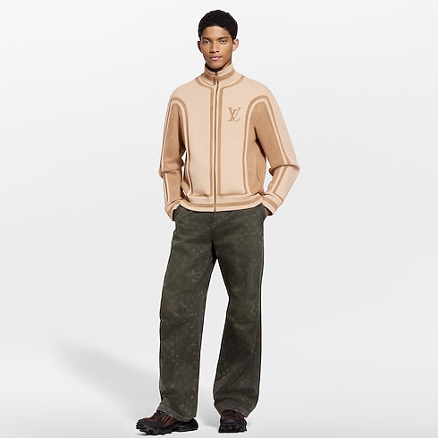 Ready-to-Wear All Ready-to-Wear Knit Track Top | Louis Vuitton ® (Product zoom)