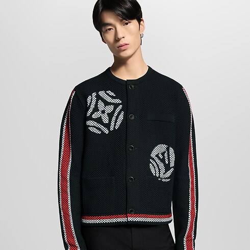 Ready-to-Wear All Ready-to-Wear Knitted Cotton Jacket | Louis Vuitton ® (Product zoom)