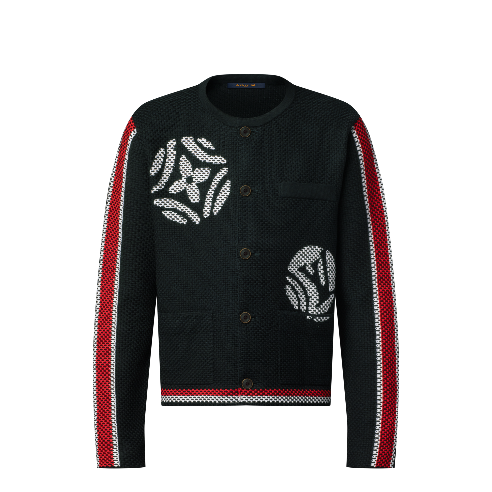  Ready-to-Wear All Ready-to-Wear Knitted Cotton Jacket | Louis Vuitton ® (Product zoom)