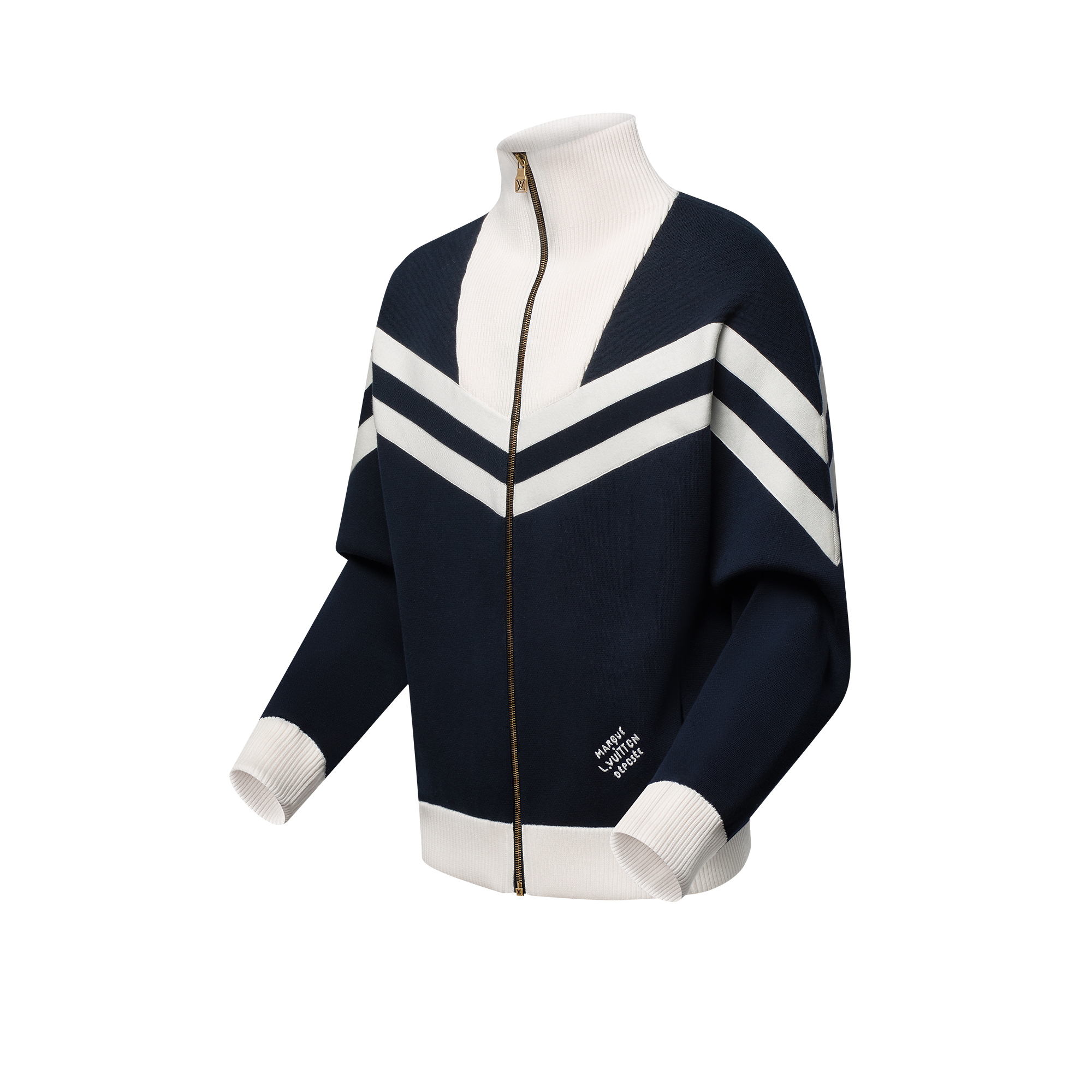 Knitted Cotton Sailor Blouson