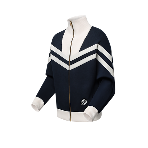 Ready-to-Wear All Ready-to-Wear Knitted Cotton Sailor Blouson | Louis Vuitton ® (Product zoom)