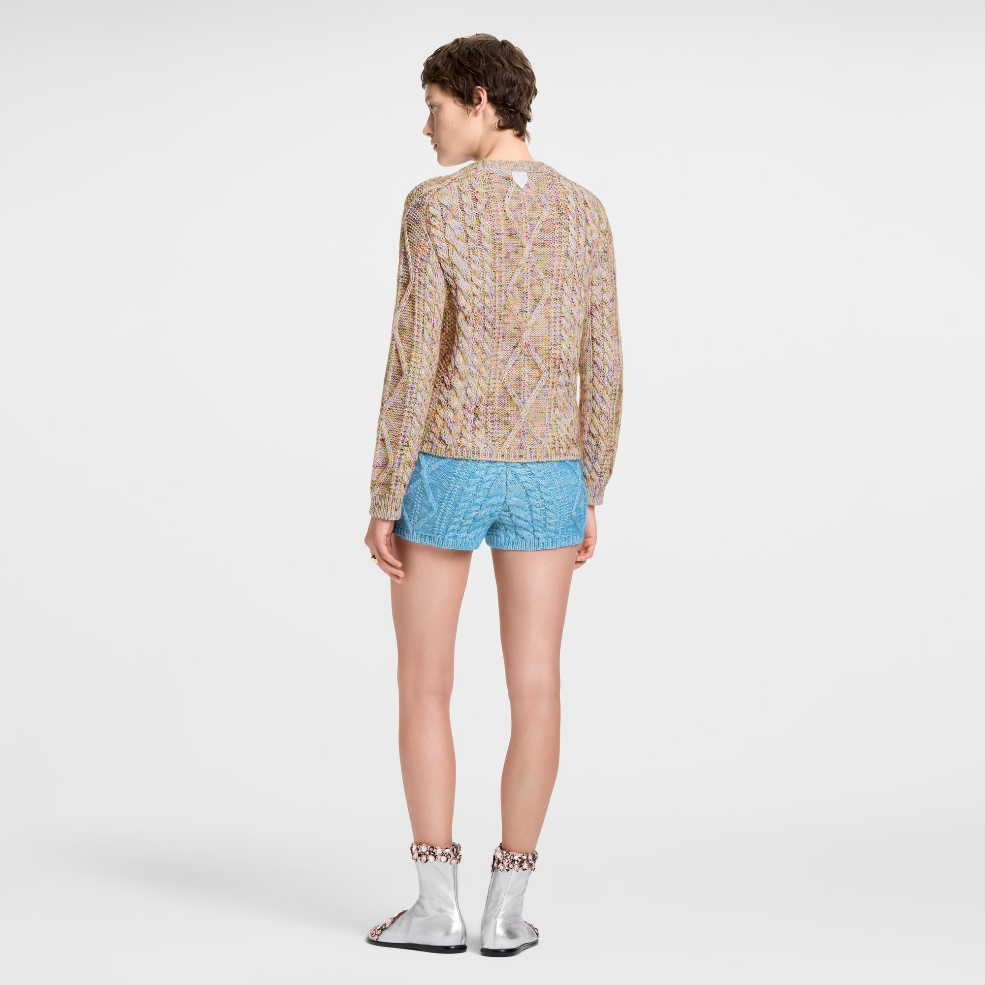  Ready-to-Wear Knitwear Knitted Flower Front Pullover | Louis Vuitton ® (Product zoom)