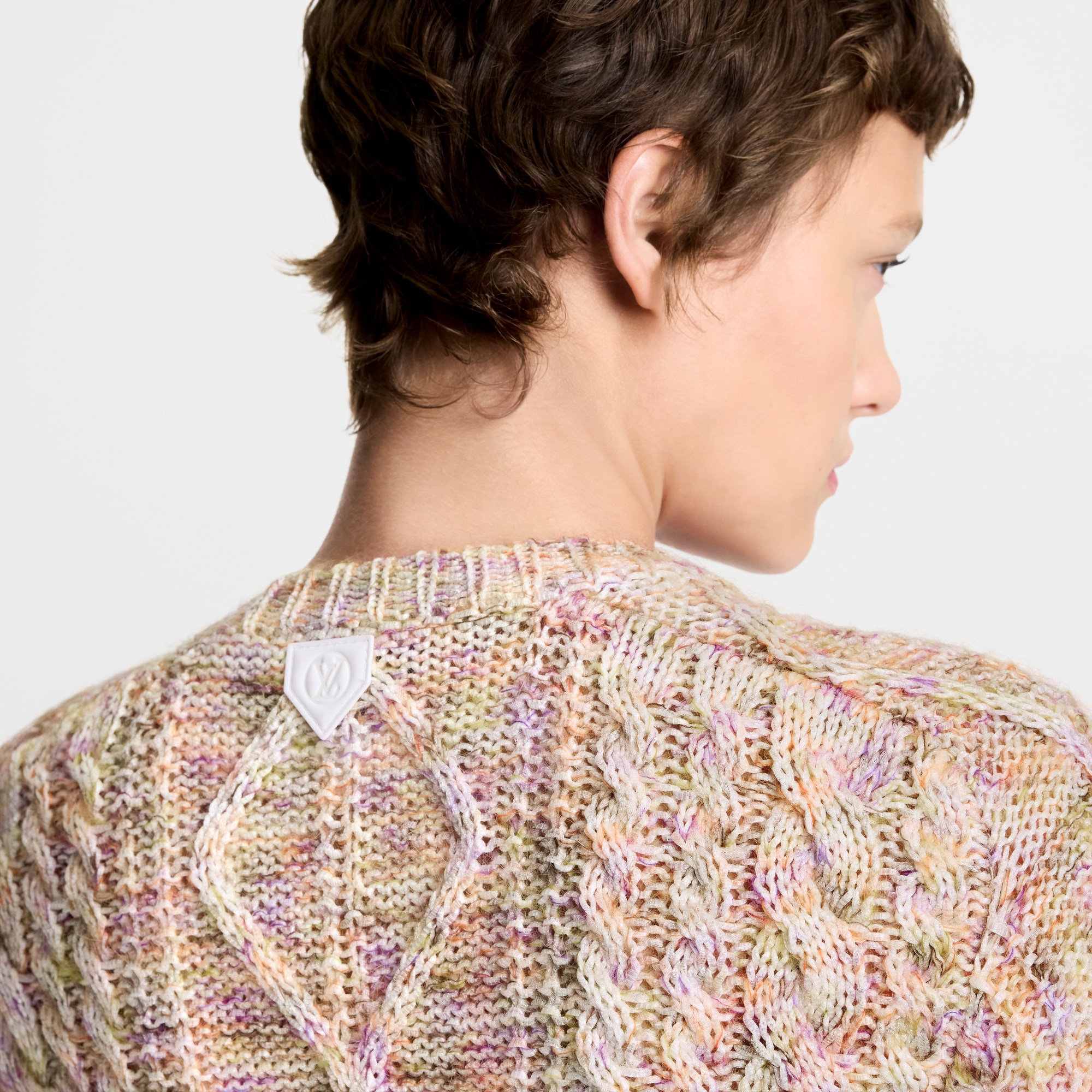  Ready-to-Wear Knitwear Knitted Flower Front Pullover | Louis Vuitton ® (Product zoom)