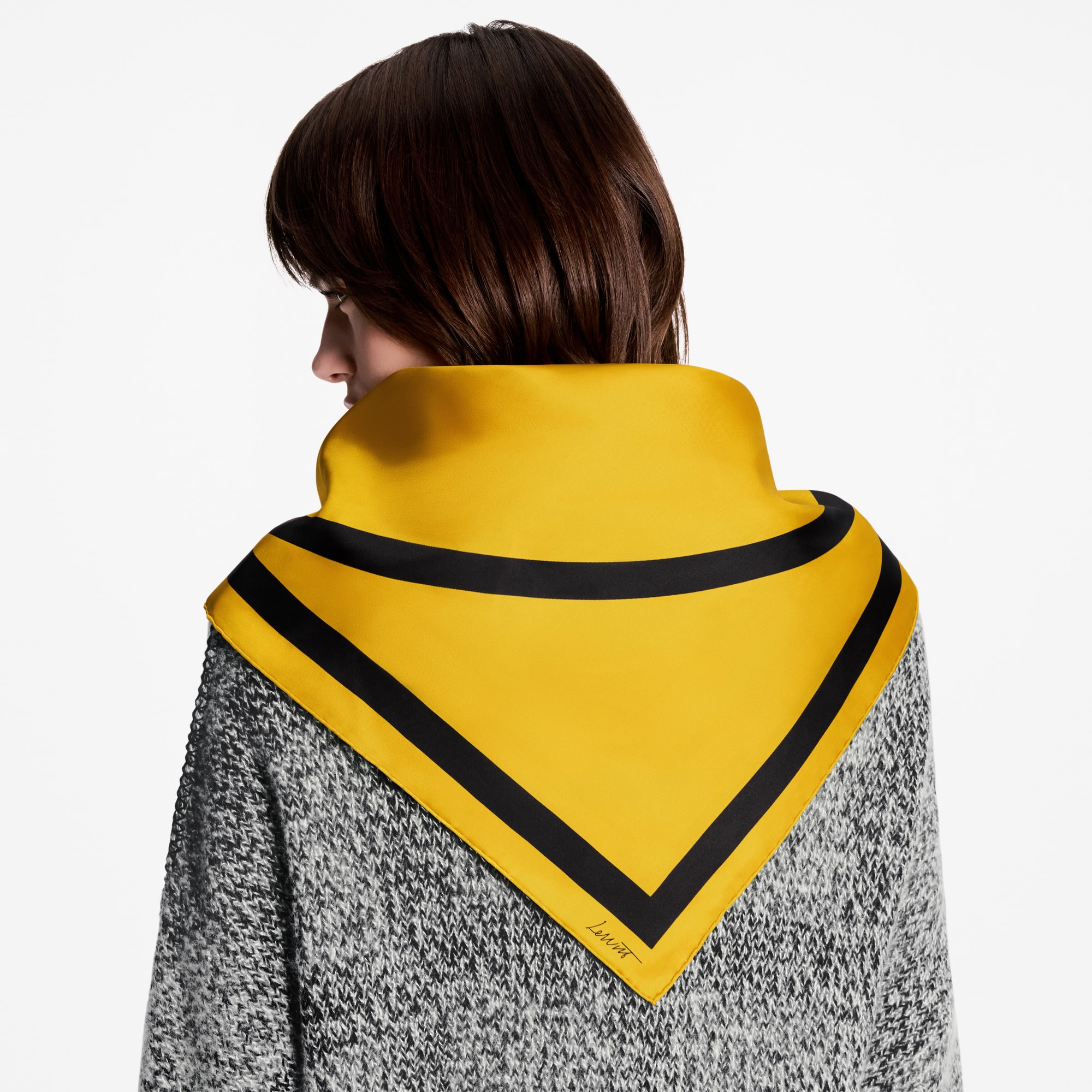 S00 Accessories Silk Squares and Bandeaus  La Terre Est Ronde By Sol Lewitt Square 90 | Louis Vuitton ® (Product zoom)