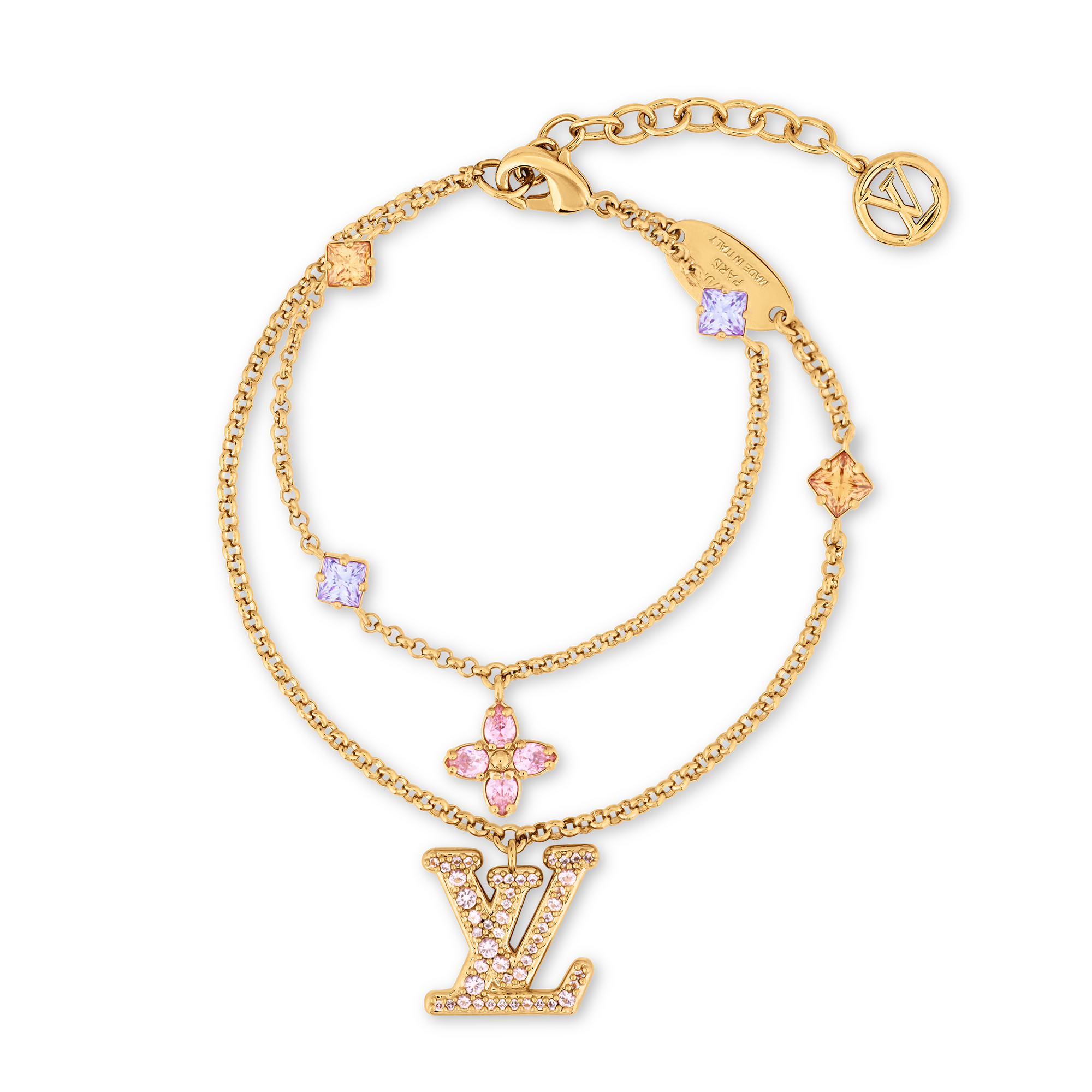 Auth Louis Vuitton Lv&Me J Bracelet #304326L19B LOUIS VUITTON LV Chain Links M M68273 Bracelet Metal mens  main image 4