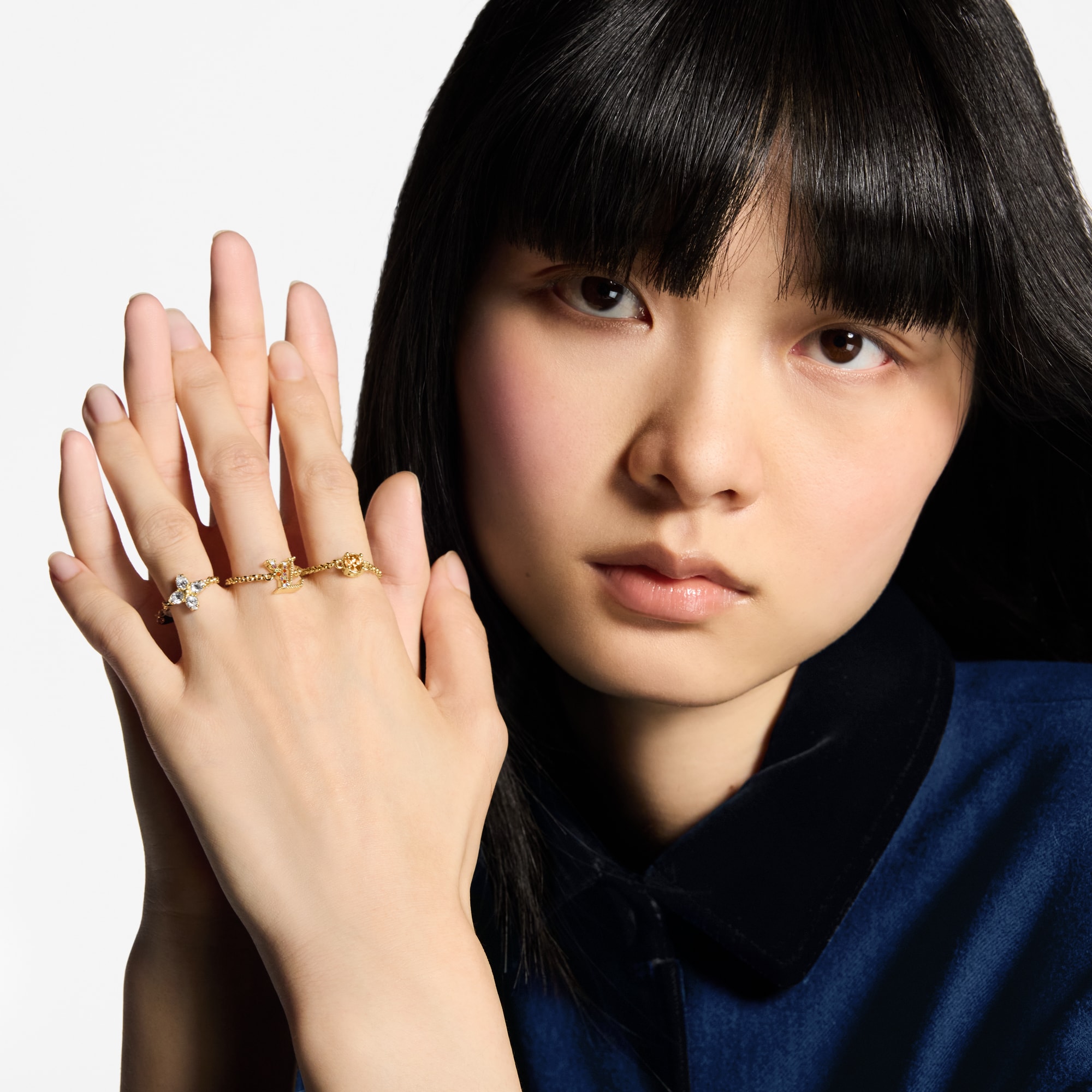 S00 Fashion Jewelry Rings Lady LV Ring Set | Louis Vuitton ® (Product zoom)