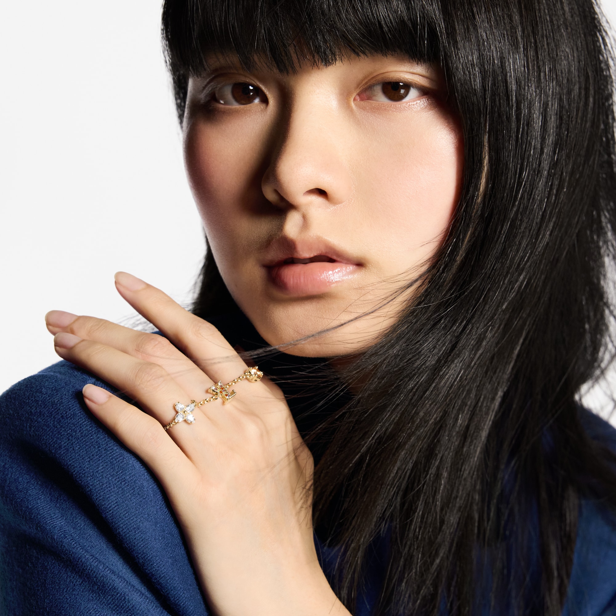 S00 Fashion Jewelry Rings Lady LV Ring Set | Louis Vuitton ® (Product zoom)