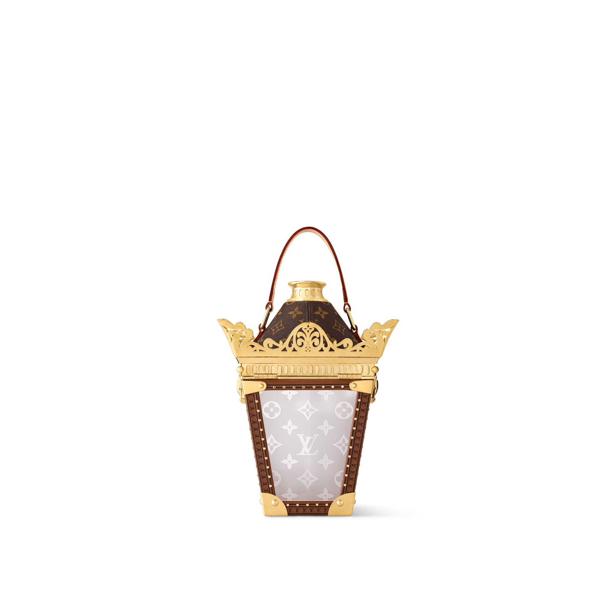 Monogram Trunks and Boxes Boxes Lantern Trunk Gold | Louis Vuitton ® (Product zoom)