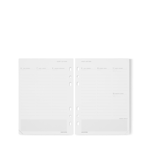Library Office and Writing Large Functional Agenda Refill 2026 | Louis Vuitton ® (Product zoom)