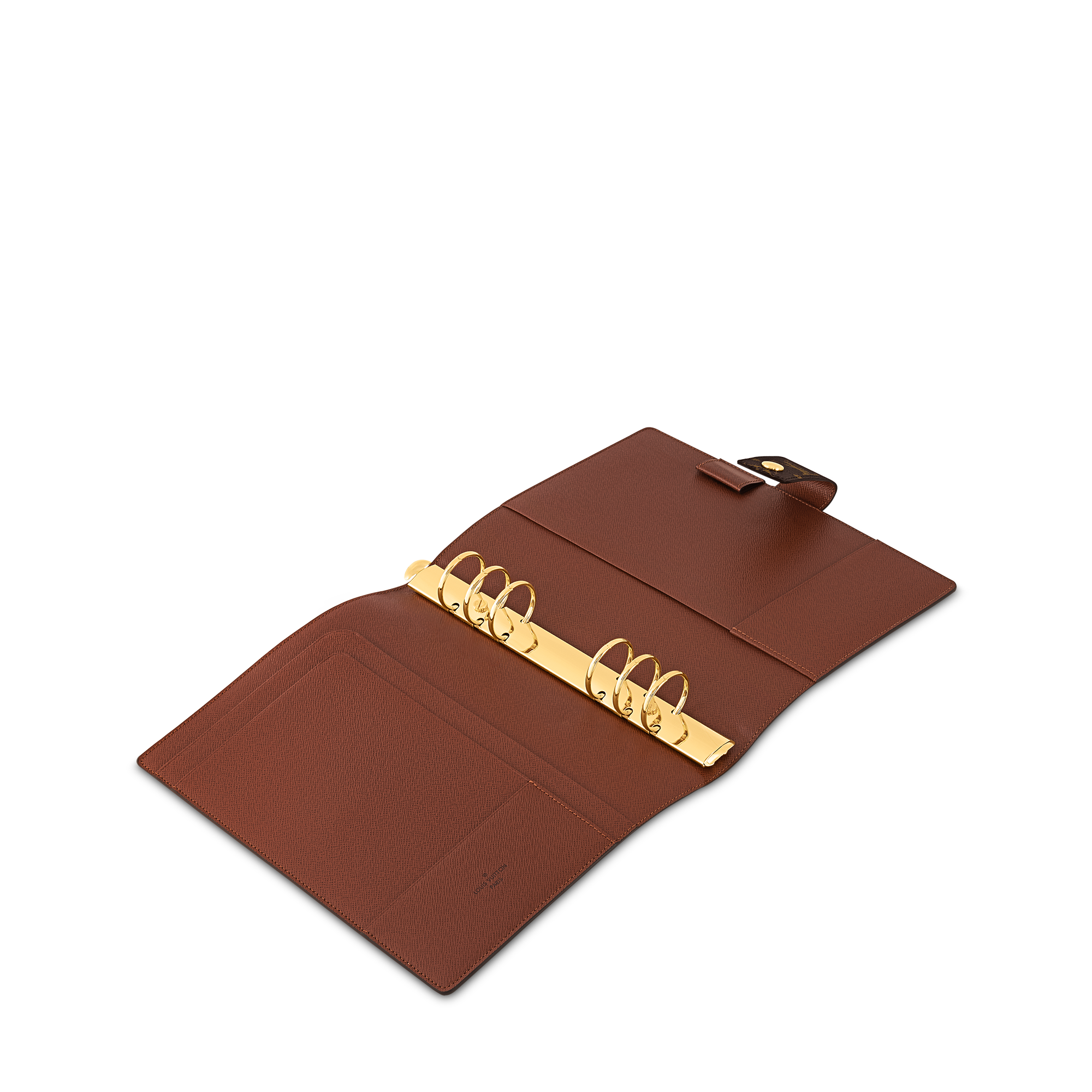 Monogram Personalization Leather Goods } Large Ring Agenda Cover | Louis Vuitton ® (Product zoom)