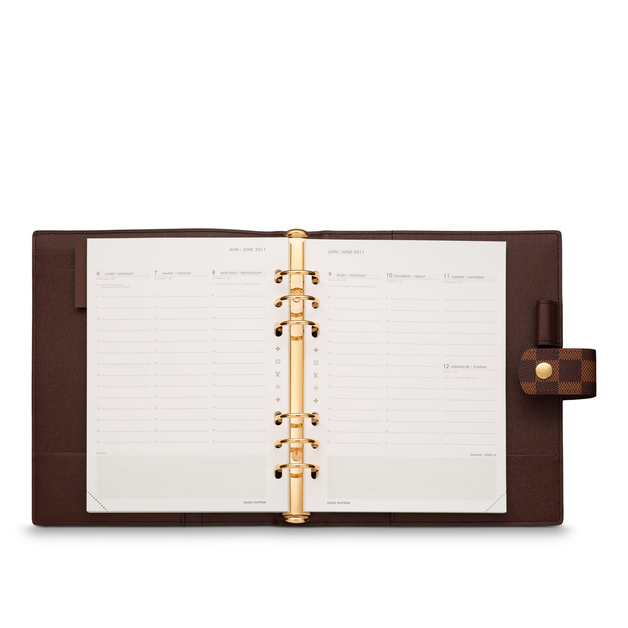 Ring Binder Lv Large Ring Agenda Large Louis Vuitton Planner Large