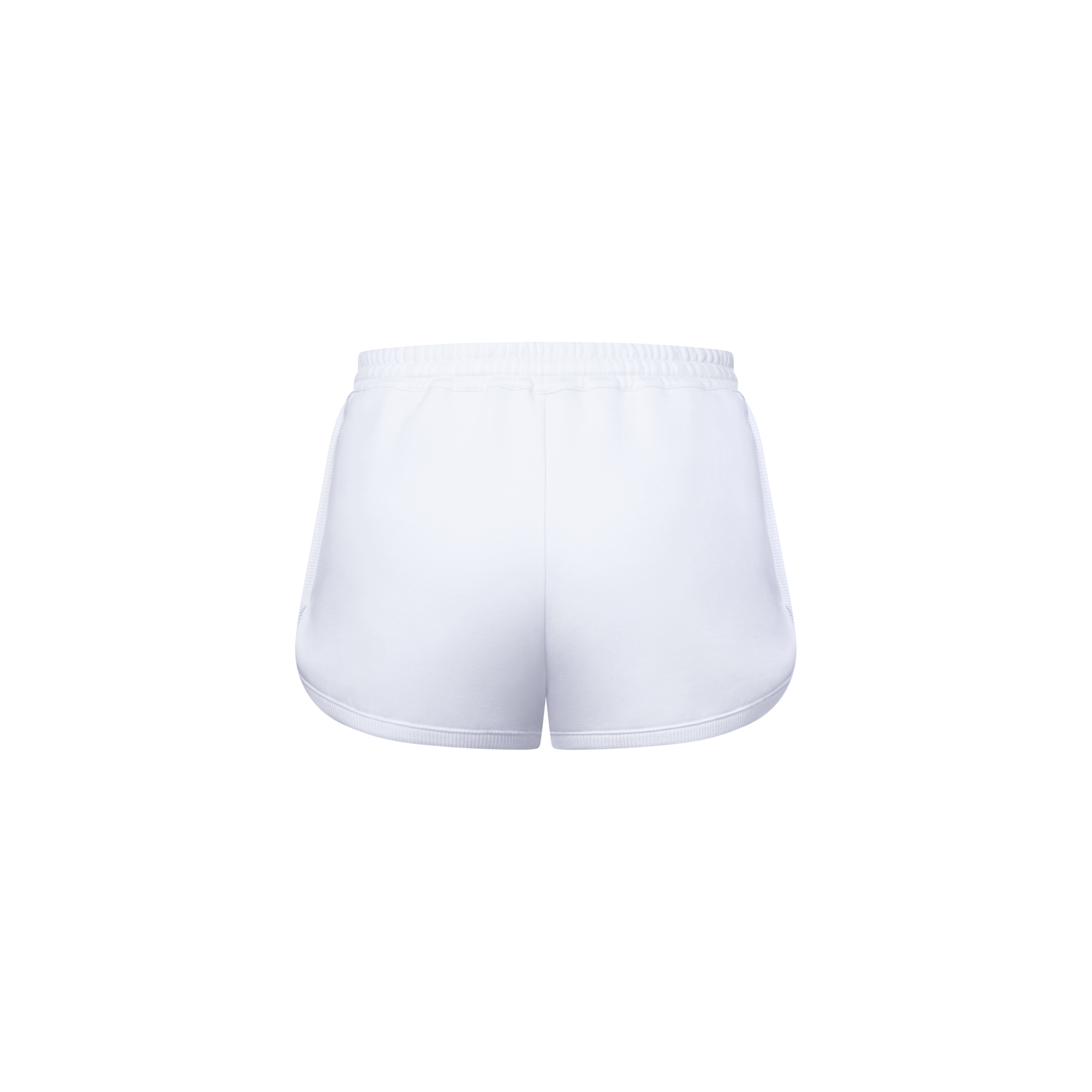 Leather Accent Jogging Shorts