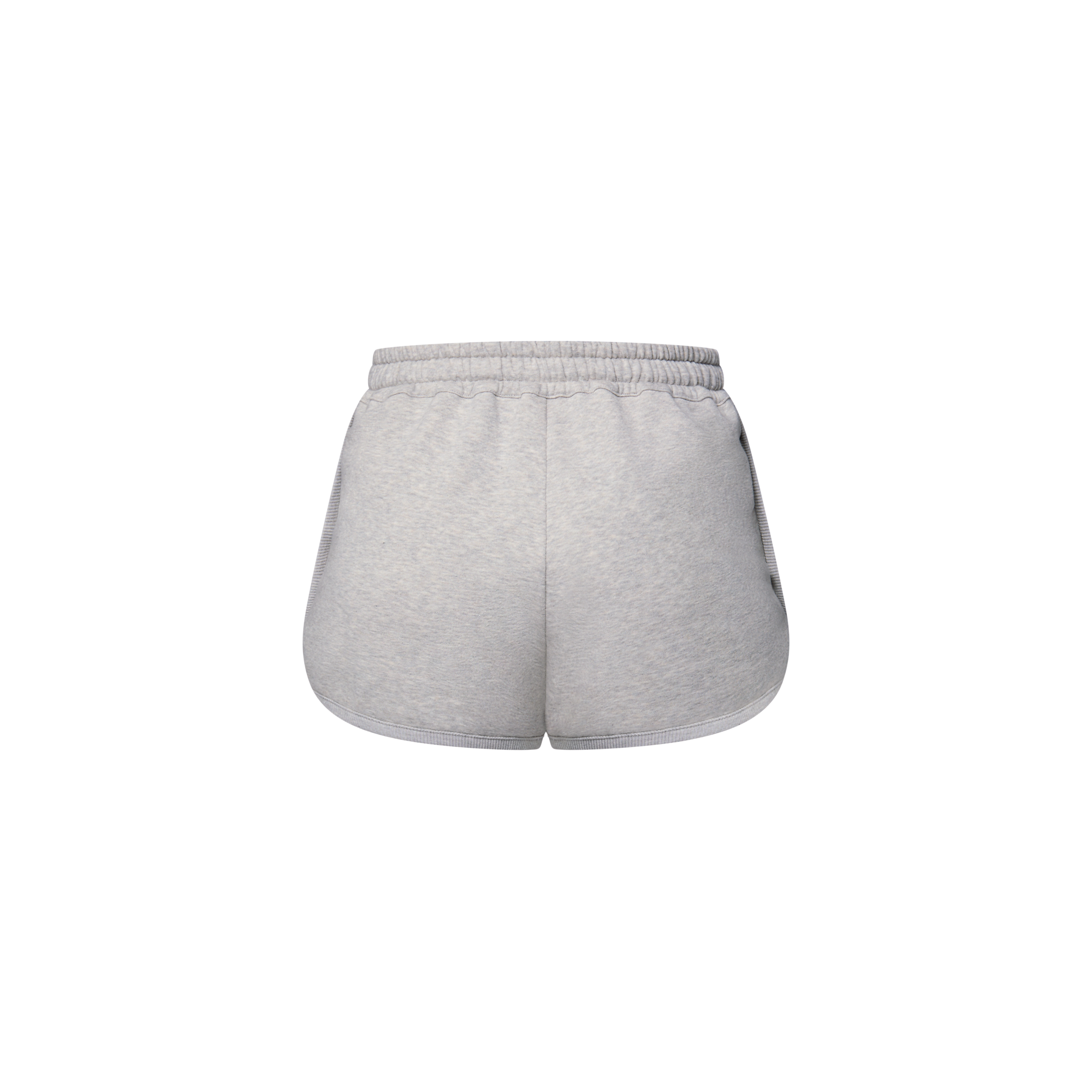Leather Accent Jogging Shorts