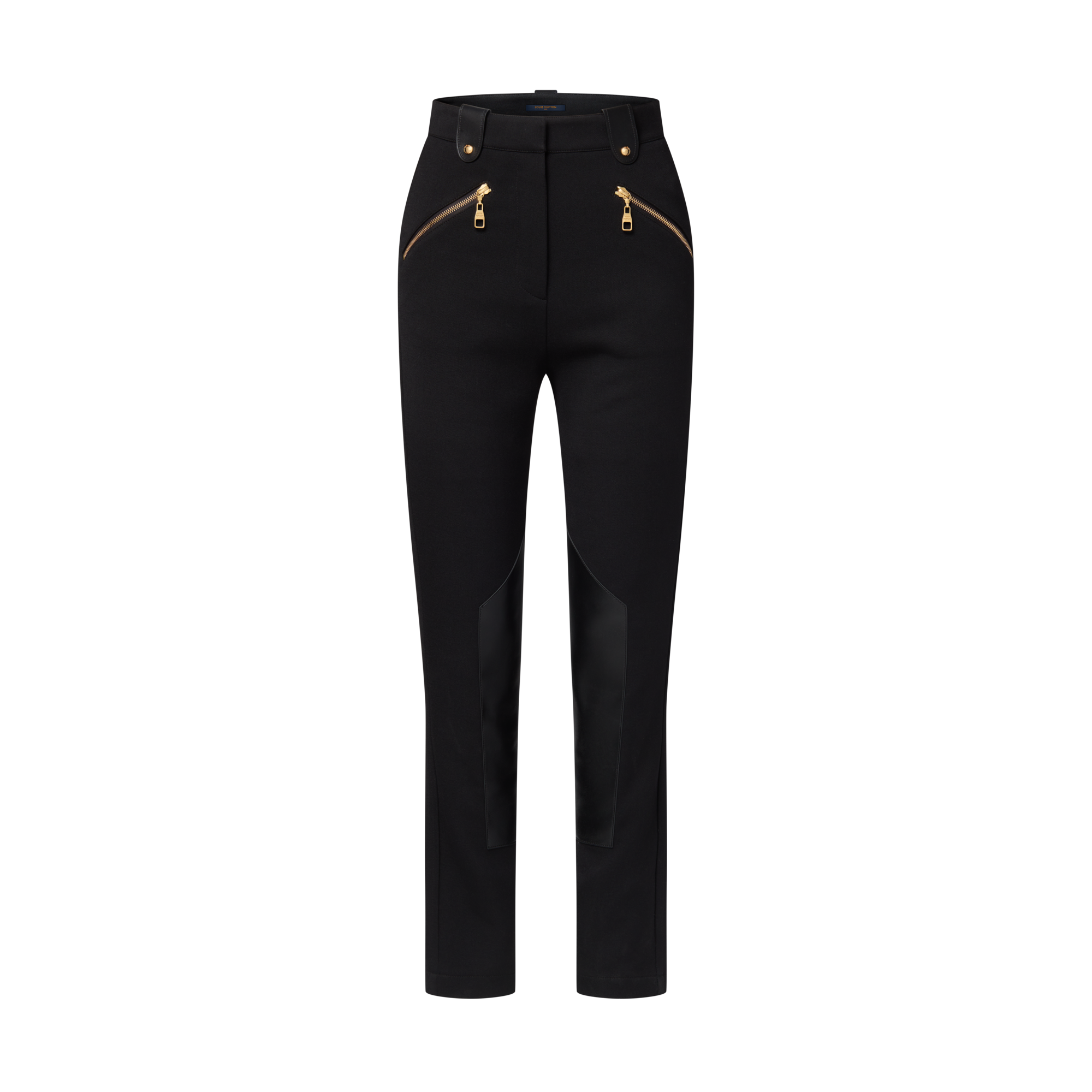  Ready-to-Wear Pants Leather Accent Riding Pants | Louis Vuitton ® (Product zoom)