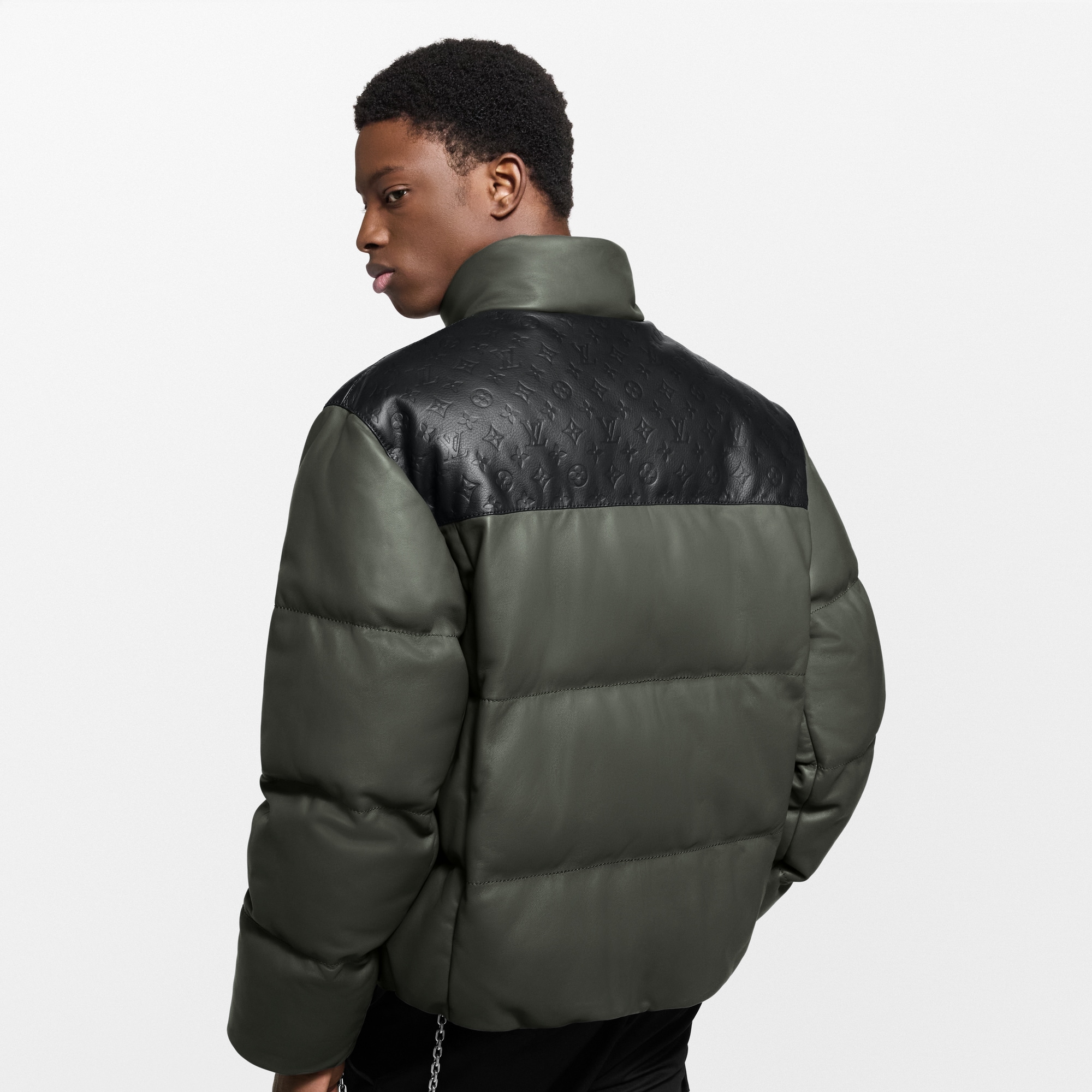  Ready-to-Wear Coats and Outerwear Leather Down Jacket | Louis Vuitton ® (Product zoom)