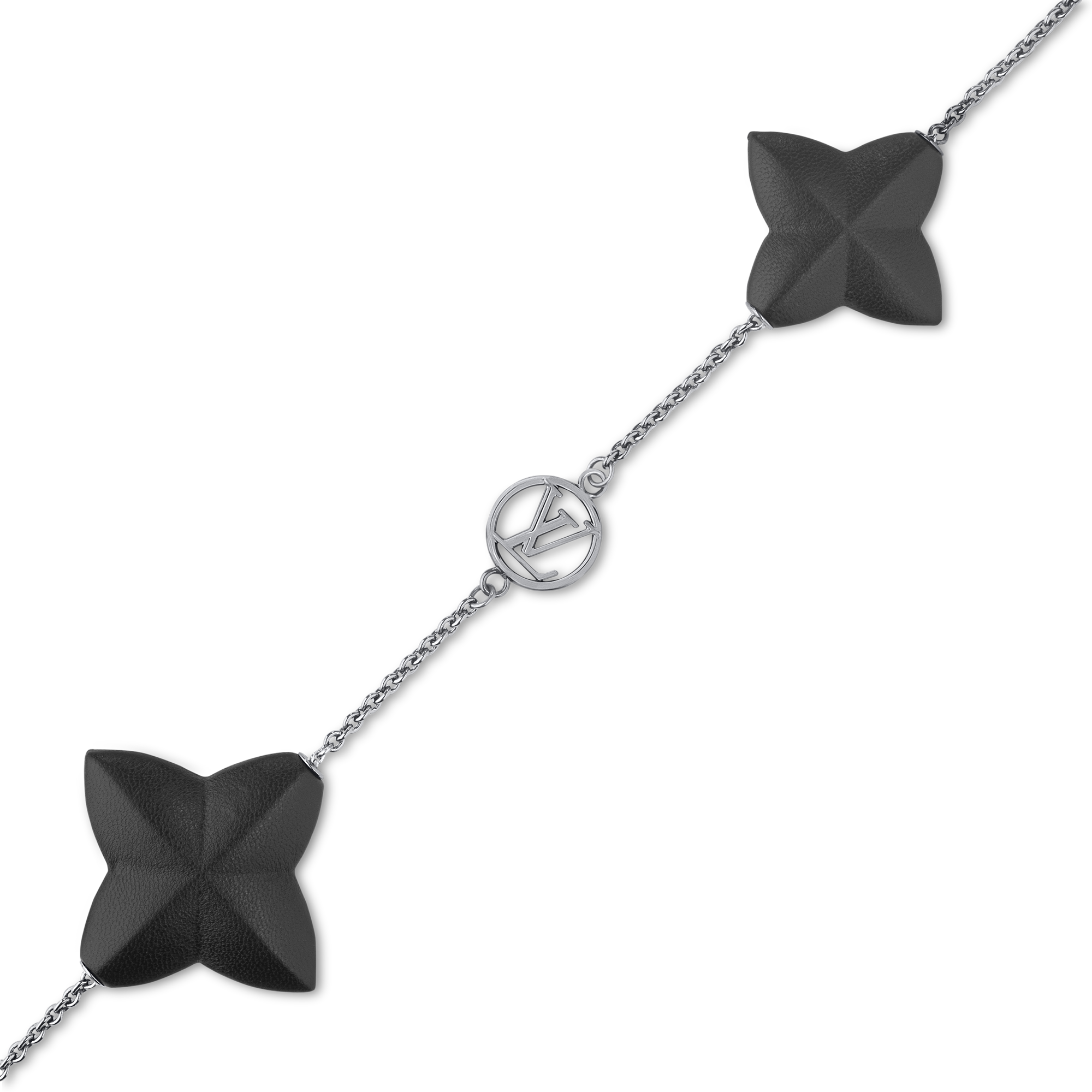 S00 Fashion Jewelry Necklaces and Pendants Leather Flower Sautoir | Louis Vuitton ® (Product zoom)