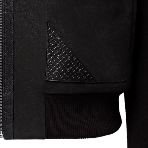 Ready-to-Wear All Ready-to-Wear Leather Mix Blouson | Louis Vuitton ® (Product zoom)