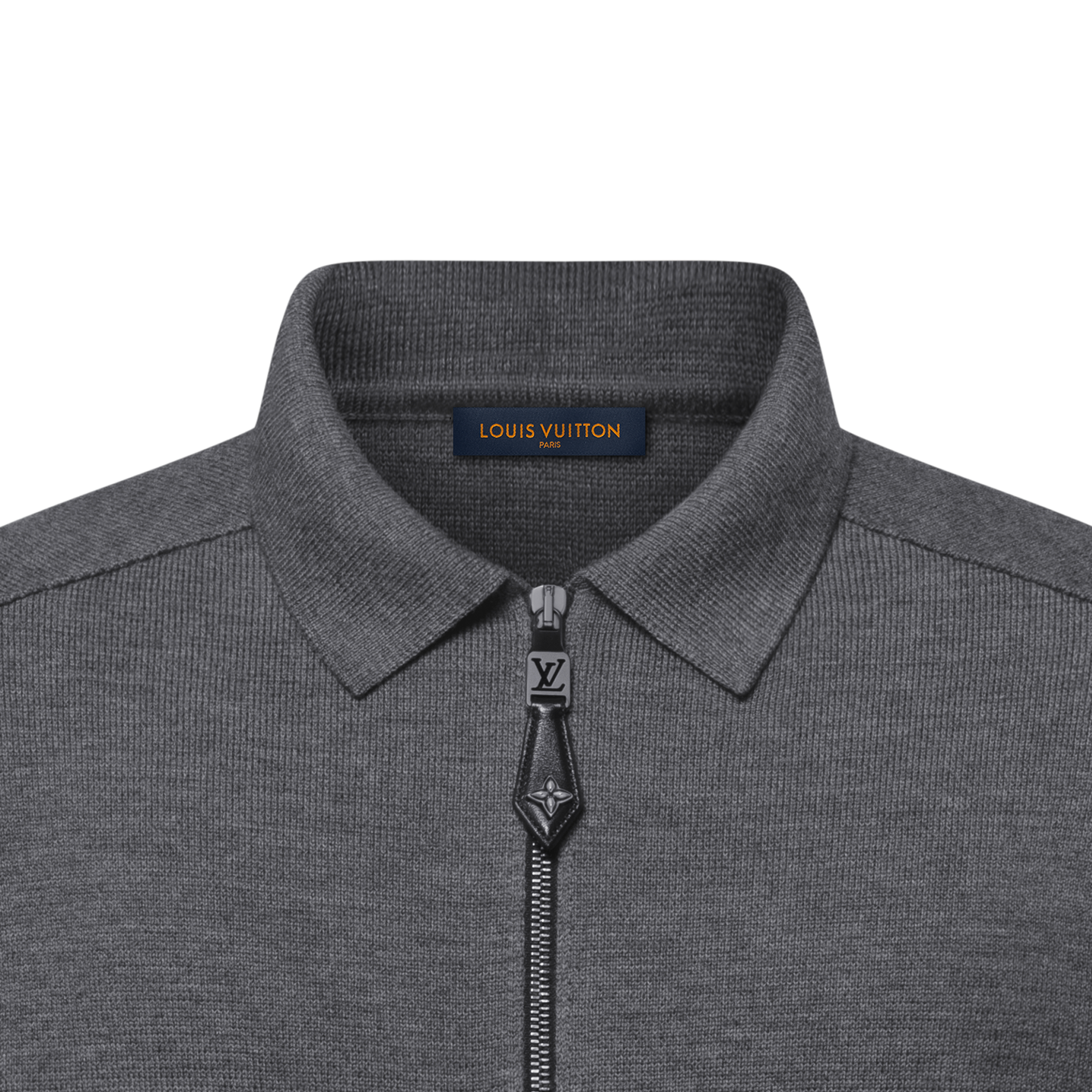 Ready-to-Wear All Ready-to-Wear Leather Mix Knitted Workwear Blouson | Louis Vuitton ® (Product zoom)