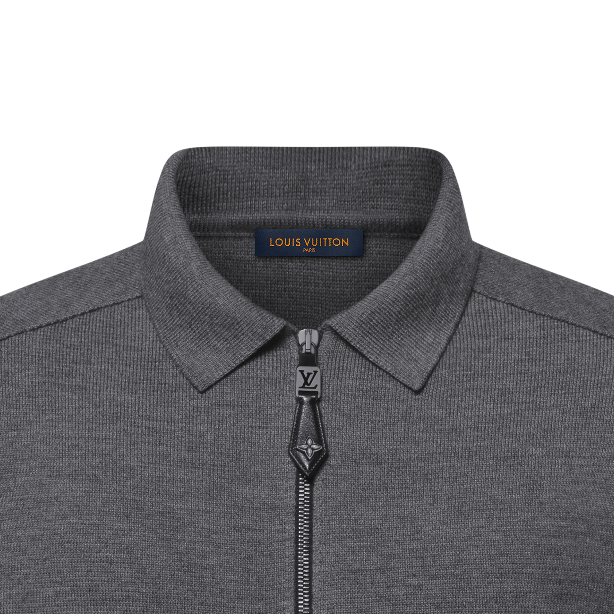 Leather Mix Knitted Workwear Blouson