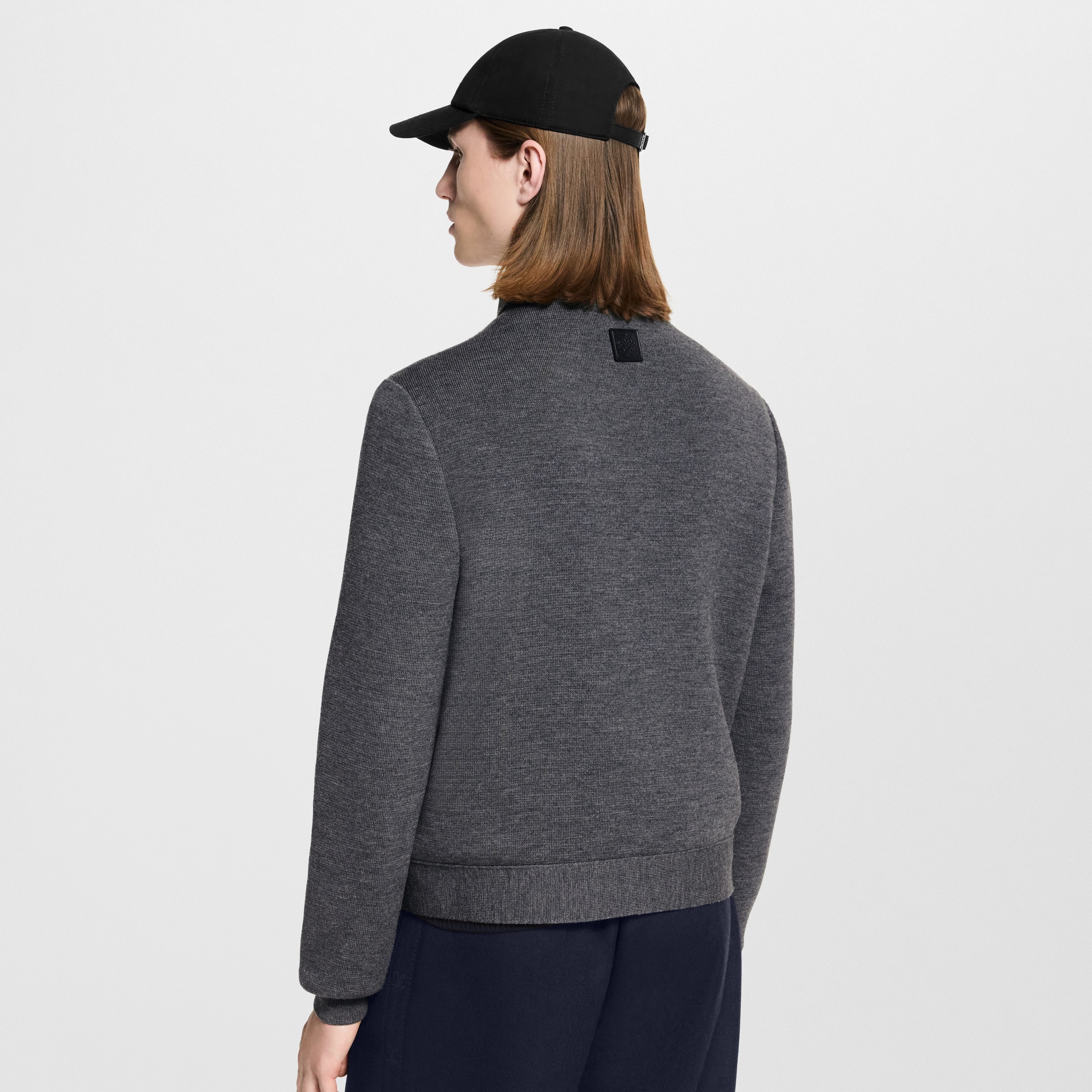  Ready-to-Wear All Ready-to-Wear Leather Mix Knitted Workwear Blouson | Louis Vuitton ® (Product zoom)