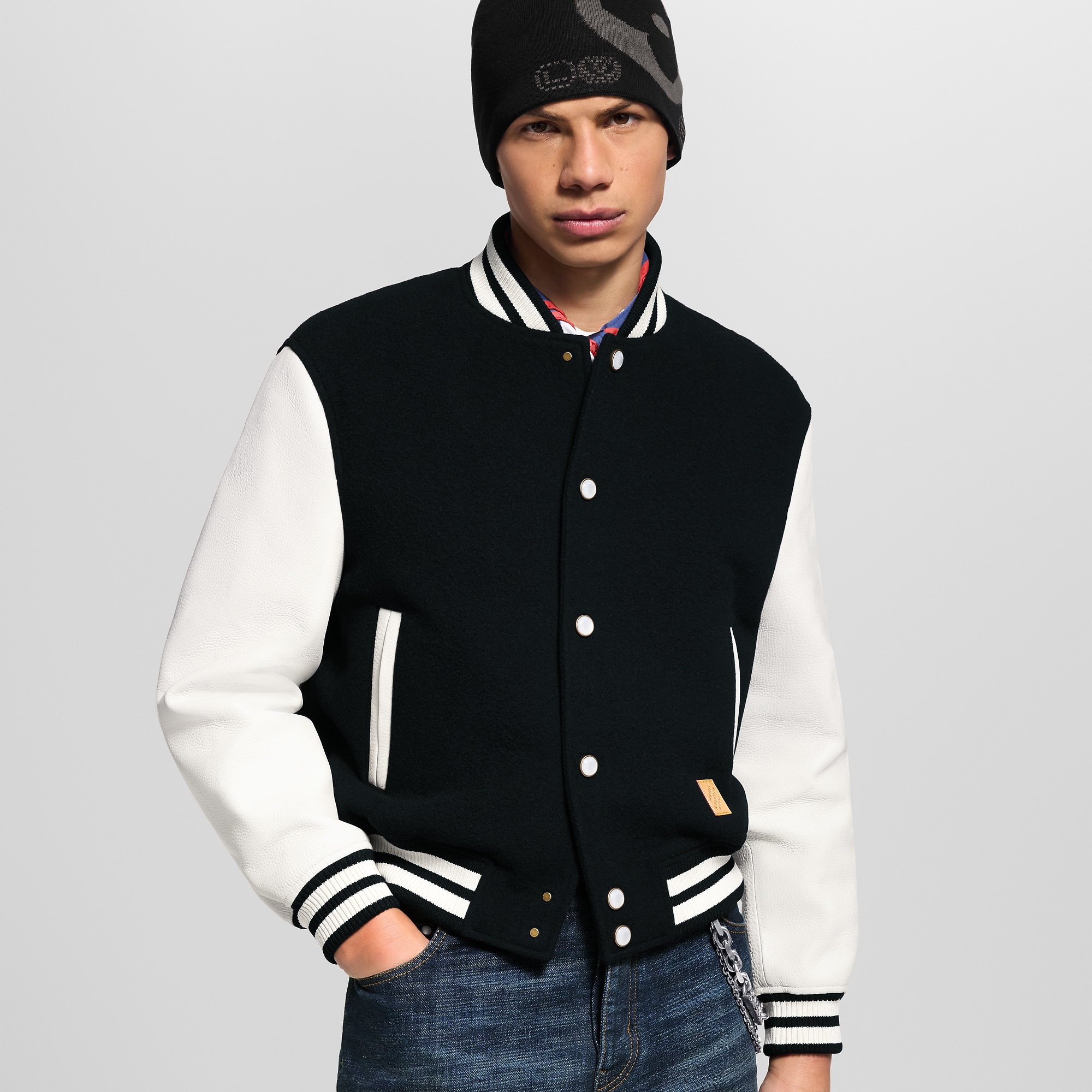 Leather Signature Varsity Jacket