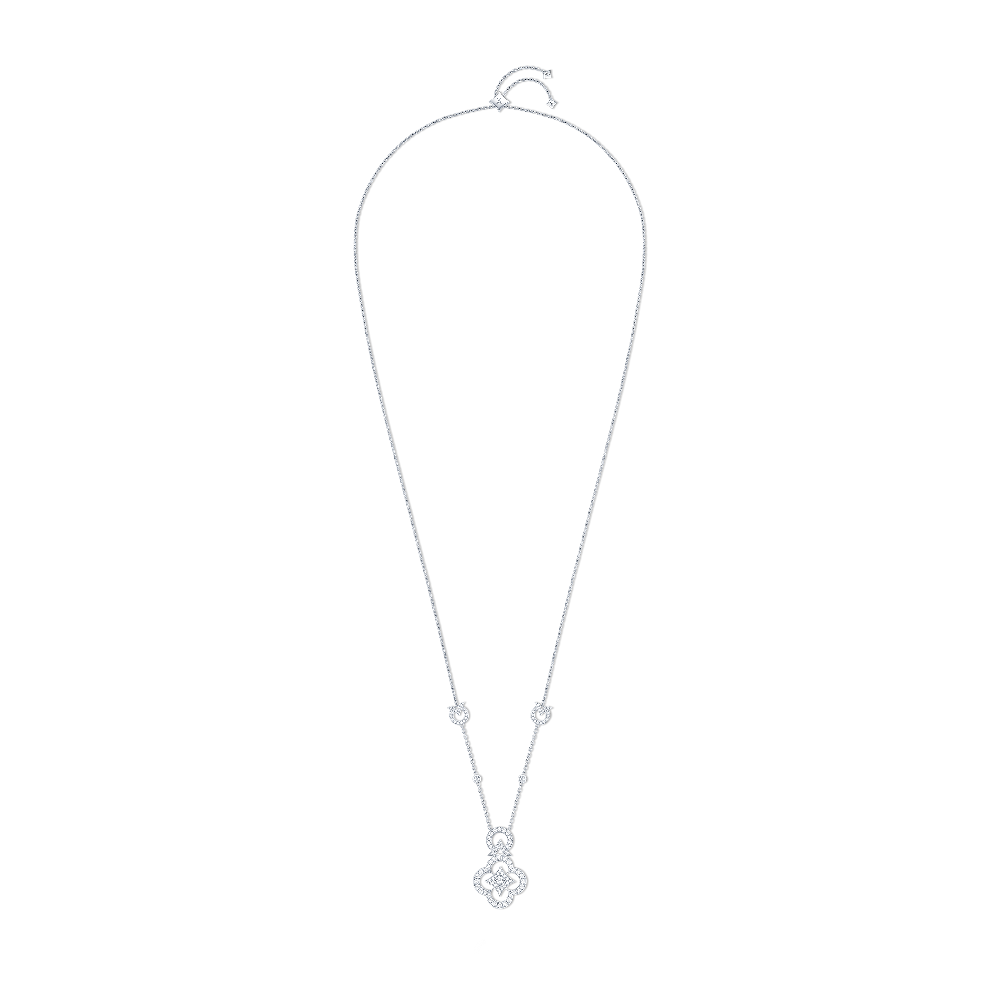 Les Ardentes Sautoir, White Gold And Diamonds