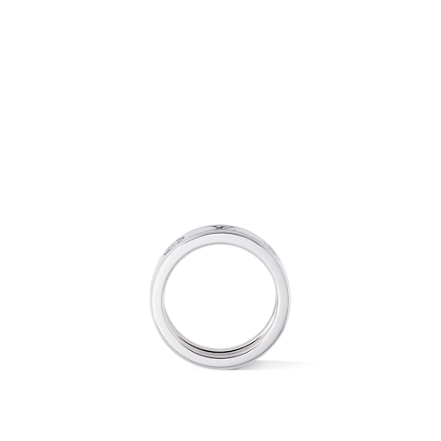 Categories Rings Les Gaston Vuitton Small Ring, White Gold | Louis Vuitton ® (Product zoom)