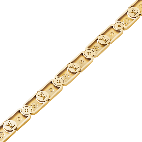 Categories Bracelets Les Gastons Vuitton Gourmette Bracelet, Yellow Gold | Louis Vuitton ® (Product zoom)
