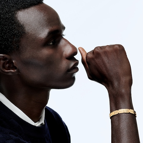 Categories Bracelets Les Gastons Vuitton Gourmette Bracelet, Yellow Gold | Louis Vuitton ® (Product zoom)