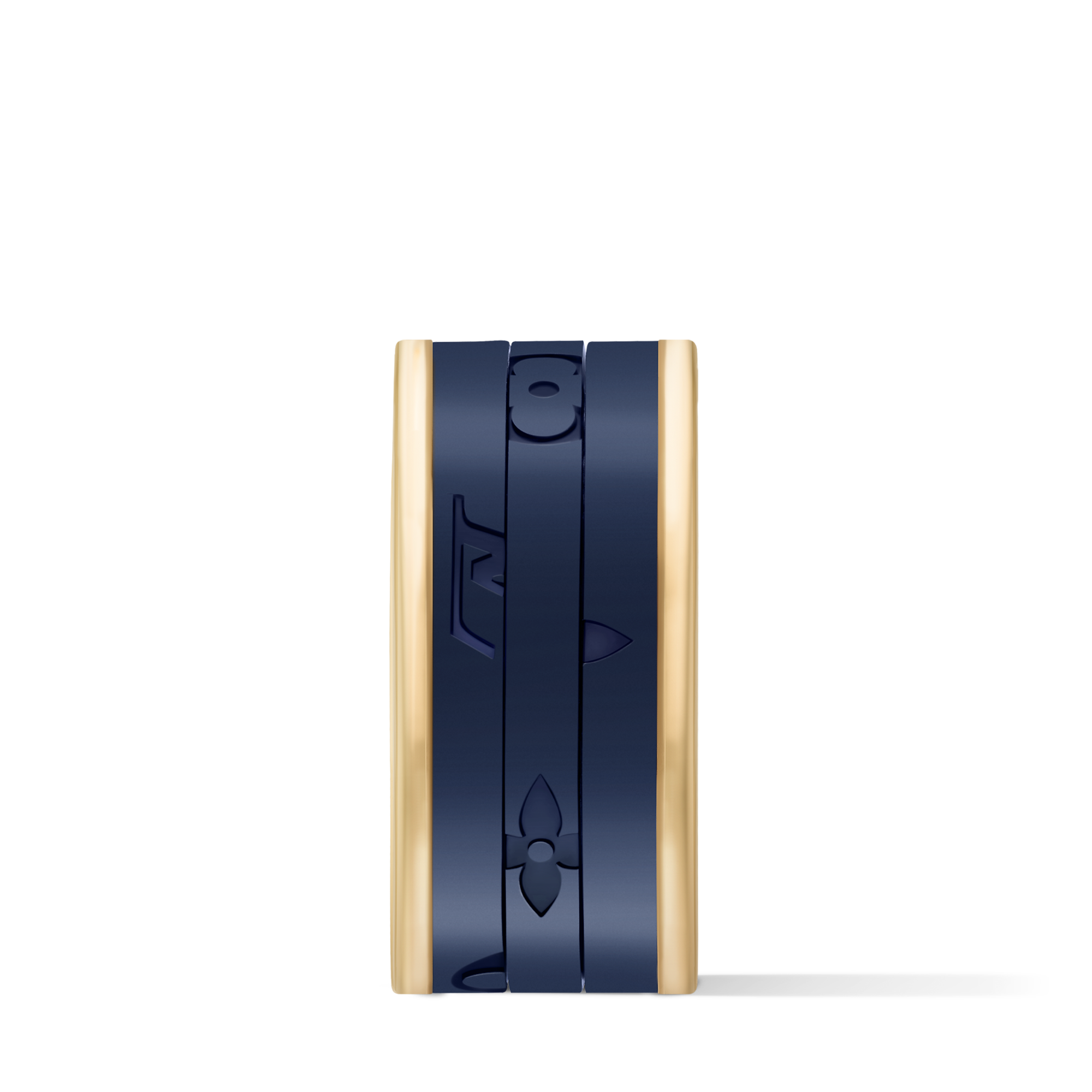 Les Gastons Vuitton Puzzle Ring, Yellow Gold and Blue Titanium