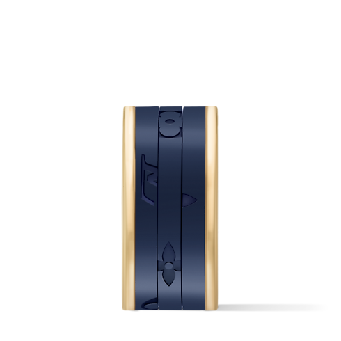 Categories Rings Les Gastons Vuitton Puzzle Ring, Yellow Gold and Blue Titanium | Louis Vuitton ® (Product zoom)