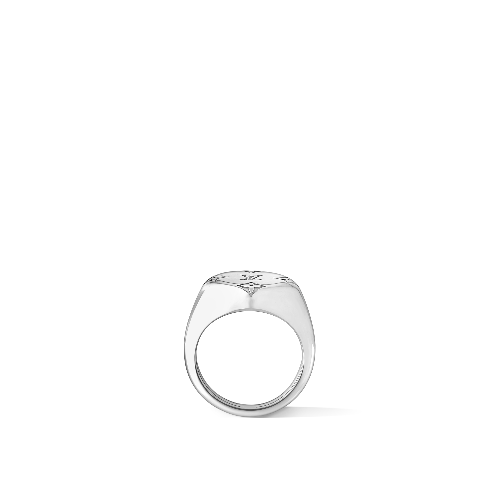  Categories Rings Les Gastons Vuitton Signet Ring, White Gold | Louis Vuitton ® (Product zoom)
