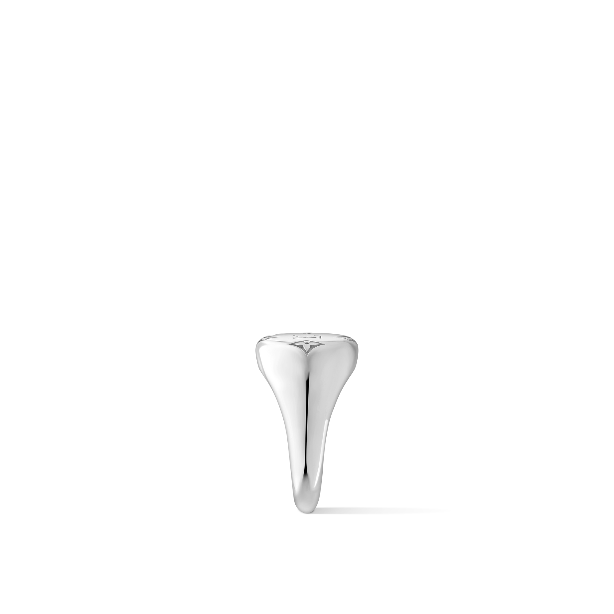  Categories Rings Les Gastons Vuitton Signet Ring, White Gold | Louis Vuitton ® (Product zoom)