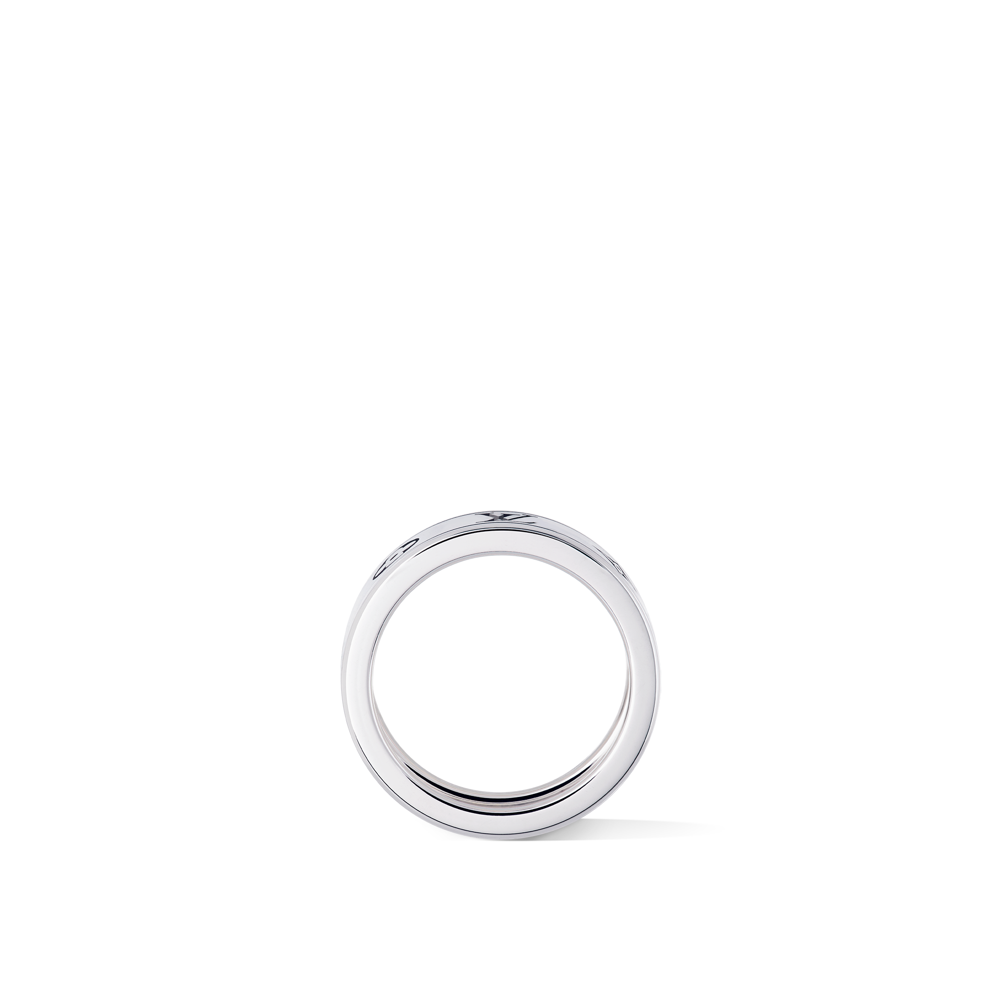  Categories Rings Les Gastons Vuitton Small Ring, White Gold | Louis Vuitton ® (Product zoom)