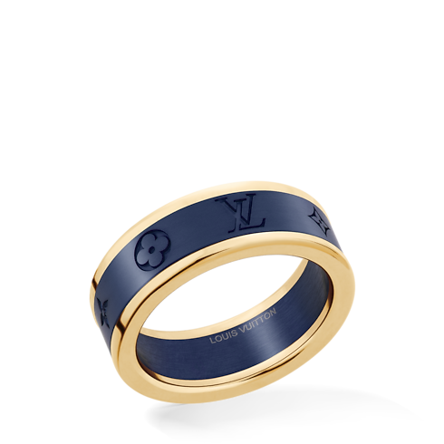 Categories Rings Les Gastons Vuitton Small Ring, Yellow Gold and Titanium | Louis Vuitton ® (Product zoom)