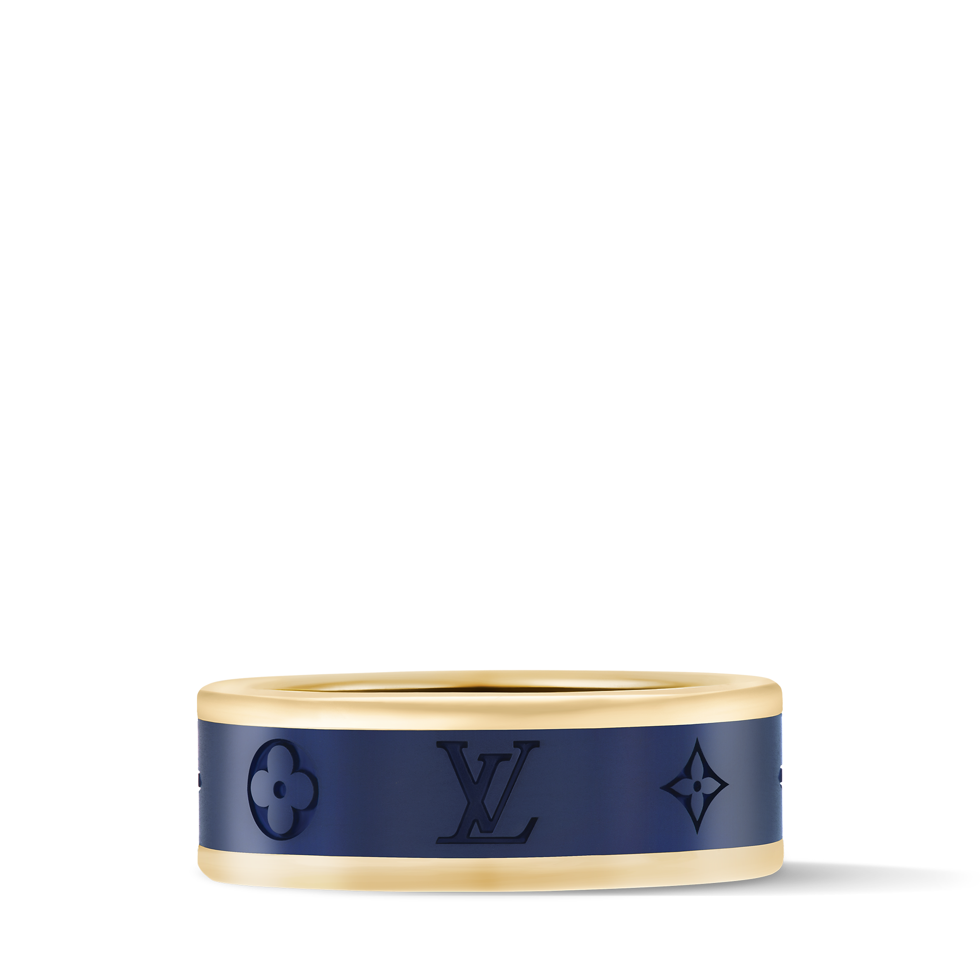 Les Gastons Vuitton Small Ring, Yellow Gold and Titanium