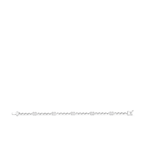 Categories Bracelets Les Gastons Vuitton Trunk Bracelet, White Gold and Diamonds | Louis Vuitton ® (Product zoom)