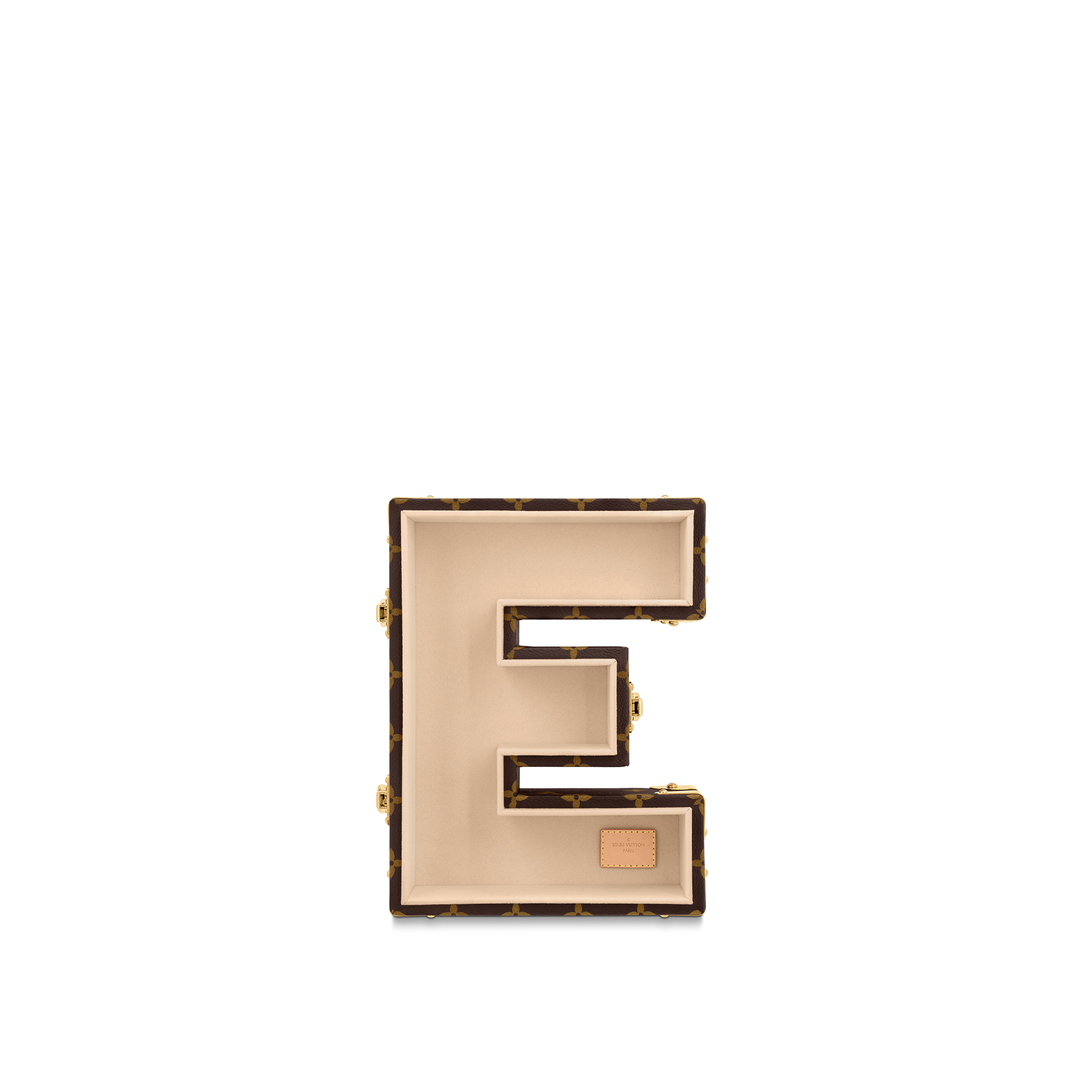 Monogram Trunks and Boxes Boxes Letter Trunk E | Louis Vuitton ® (Product zoom)